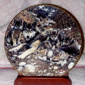 DEN MOTHER by Carl Brenders, A Family Affair Plate, 1994 First Issue, Limited